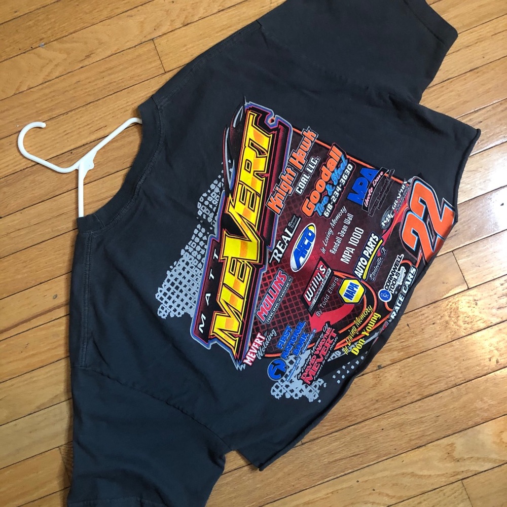 Cut Crop top Matt MeVert Vintage T-Shirt
